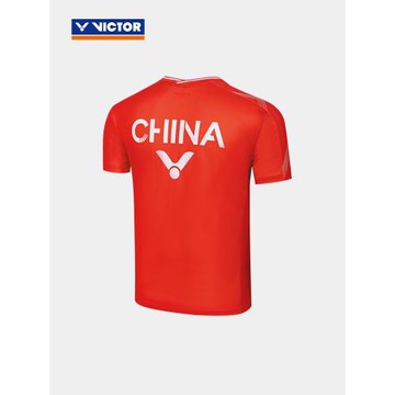威克多VICTOR勝利T-55081中國大學生羽毛球服男女大賽服短袖速干
