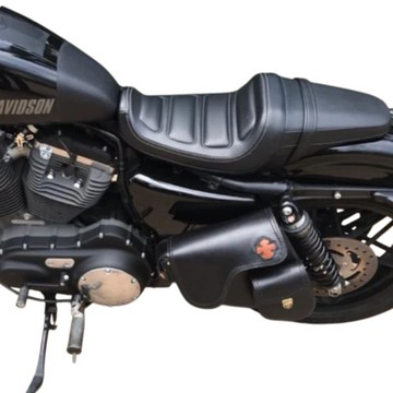 哈雷戴維森 Sportster 摩托車馬鞍包（左側）真皮