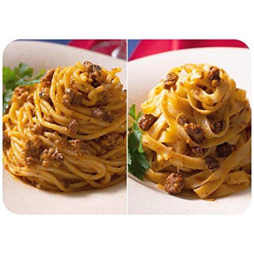 [BIGOLI] ビゴリ 生 パスタ ボロネーゼ ソース 付き 240g × 2食 無添加 太麺 ＆ 平麺 無添加 スパゲッティ レトルト