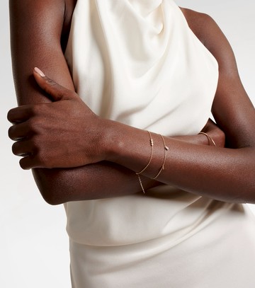 Stone and Strand 10kt gold bracelet with diamonds