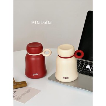 水杯保溫杯女生2024新款高顏值隨行杯子學生便攜小巧女士精致外出