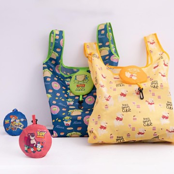 *迪士尼Disney 環保購物袋-熊抱哥/玩具總動員/三眼怪/小熊維尼