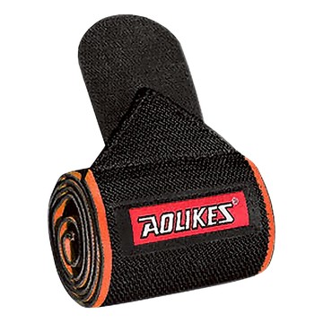 AOLIKES 奧力克斯 1527 矽膠護踝 均碼可調節 男女通用  85 x 8cm  1個  橙色
