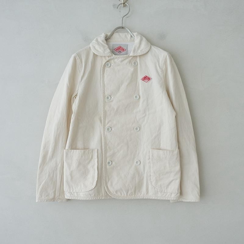 ダントン DANTON 丸襟 ジャケット 春コート アウター　34　　Ｓ DANTON ダントン メンズ ウールパイル 丸襟ジャケット MEN DT