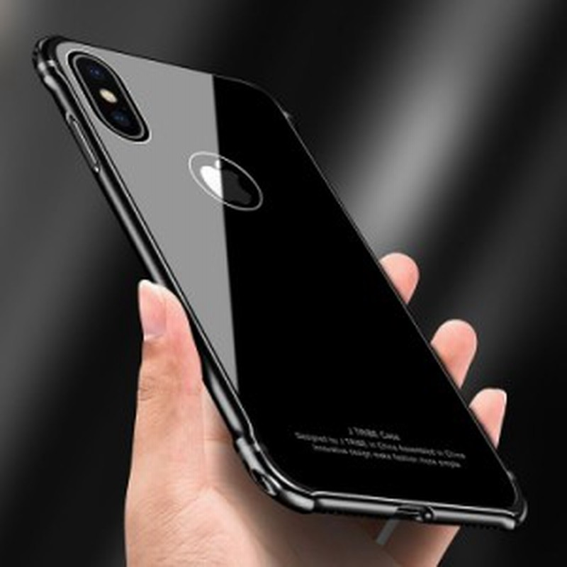 Apple Iphone Xs Iphone X ケース カバー アルミ バンパー 背面強化ガラス 背面パネル付き かっこいい アイフォンxs X アップル おす 通販 Lineポイント最大1 0 Get Lineショッピング