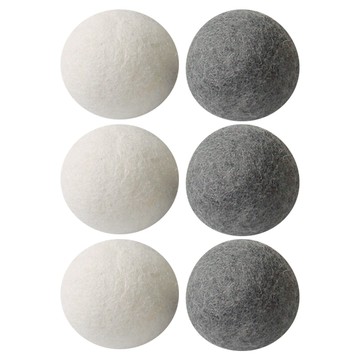 Mont-Noble 羊毛烘衣球  1組  白色+灰色