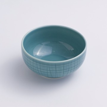 WAGA 湖水綠格 11.5cm 陶瓷碗｜單品
