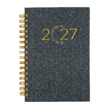2027年 50K苧麻雙線圈橫式週誌