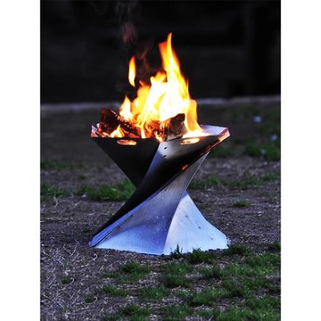 Areffa戶外高端折疊不銹鋼圣火爐焚火臺小火盆柴火爐燒烤架燒柴爐