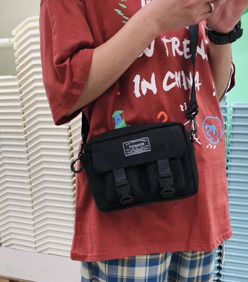 FINDSENSE X  男女旅行手機包男女斜挎單肩學生百搭網紅小包