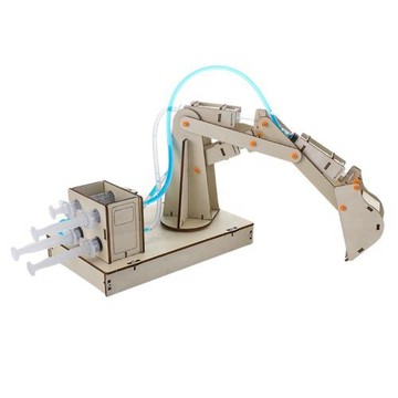 四通挖掘機DIY益智玩具手工材料包科技小制科學手工物理科學實驗