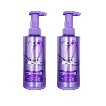 【LOREAL】 玻尿酸水光豐盈護髮素 440ml 2入組