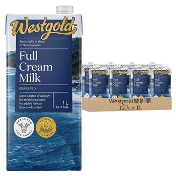 westgold威斯蘭 全脂保久乳  12入  1L