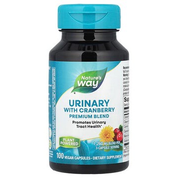 Nature's Way, 蔓越橘泌尿幫助配方，1,260 毫克，100 粒全素膠囊（每粒膠囊 420 毫克）