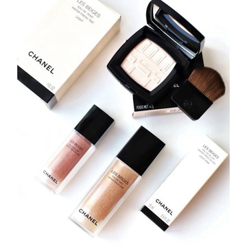 Chanel 香奈兒原生美肌微滴水粉底/香奈兒時尚裸光微滴粉底精華/泡泡腮紅light pink櫻粉《小乖小舖》泡泡粉底
