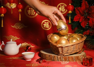 新春祝福黃金蛋 新年 隨身祝福小禮物