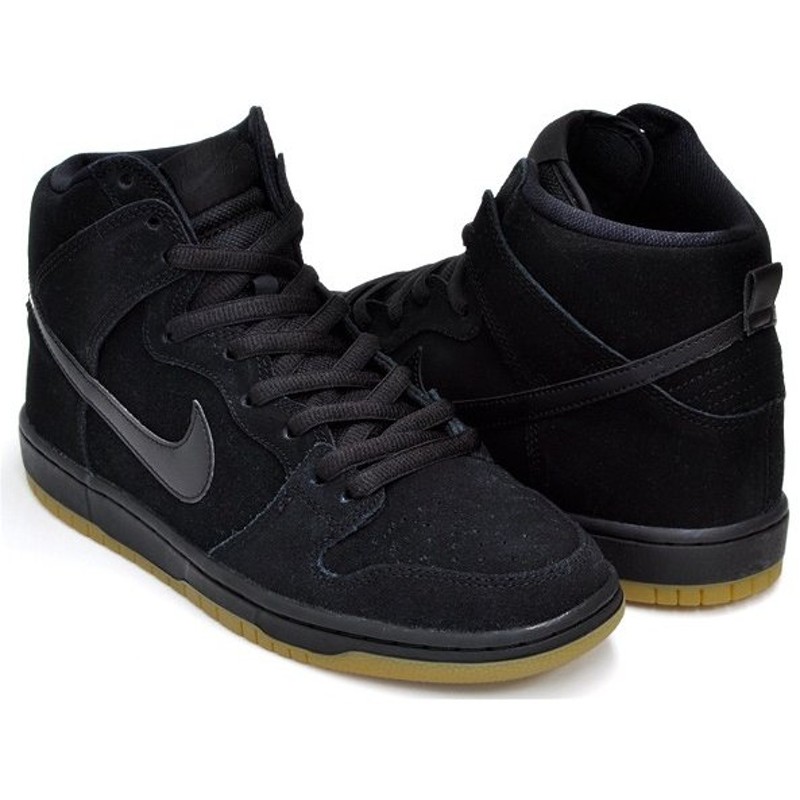 nike sb dunk high black gum