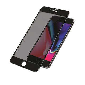 PanzerGlass iPhone 6+/6s+/7+/8+ 神鬼駭客(防窺+防駭+耐衝擊)2.5D鋼化玻璃保護貼-黑
