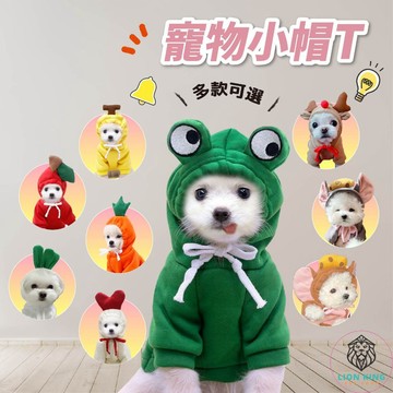 【獅子王寵物】🦁寵物帽T 狗衣服 狗狗衣服 貓衣服 寵物衣服 寵物服飾 寵物帽子 貓咪衣服 保暖衣服 A170