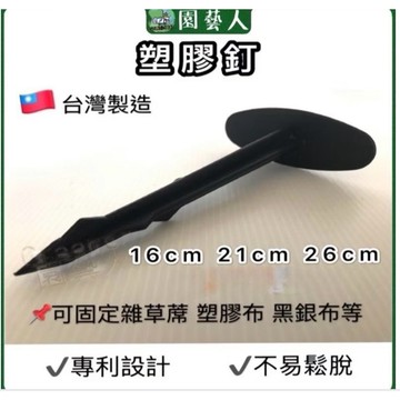 🌿園藝人🌿最便宜！！ 專利塑膠釘（16公分 21公分 26公分 ） 400入 塑膠釘 固定釘固定雜草抑制蓆 銀黑布 雜草