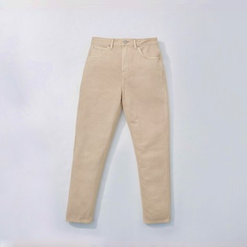 Lee 女款 422 斜紋五口袋 高腰直筒九分休閒褲 | Modern