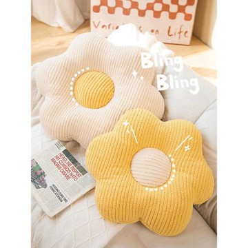 花瓣抱枕花朵床頭靠枕客廳沙發靠墊飄窗裝飾太陽花北歐簡約ins風