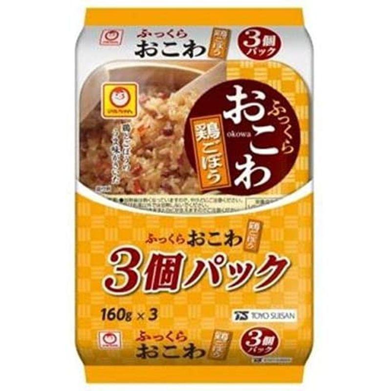 東洋水産 マルちゃん ふっくらおこわ 鶏ごぼう 3個パック 480g(160g x 3)