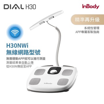 【韓國InBody】無線網路型號體脂計 H30NWi 白色