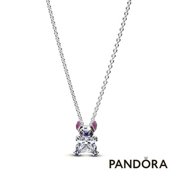 [客製化卡片]【Pandora官方直營】迪士尼《星際寶貝》史迪奇造型項鏈-925銀 [生日禮物]