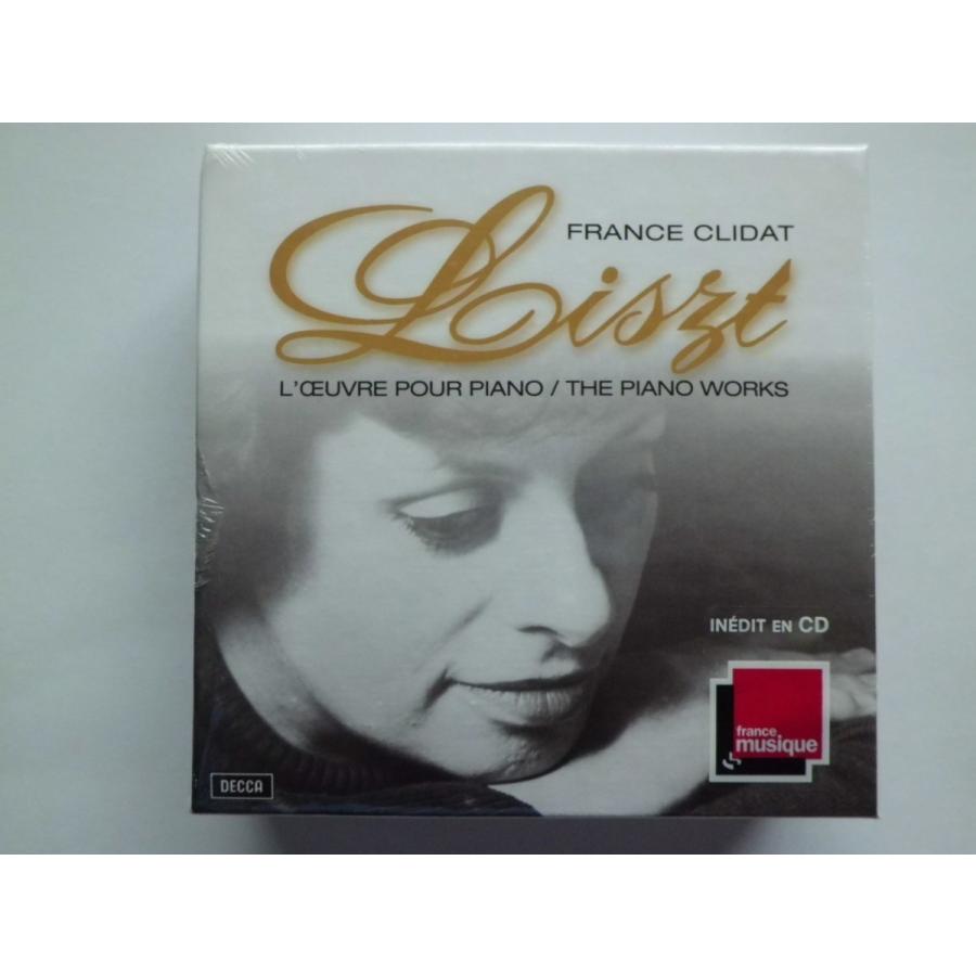 Liszt   The Piano Works   France Clidat 14 CDs    CD