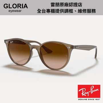 Ray Ban｜RB4305F-616613 圓形膠框太陽眼鏡 【葛洛麗雅眼鏡】