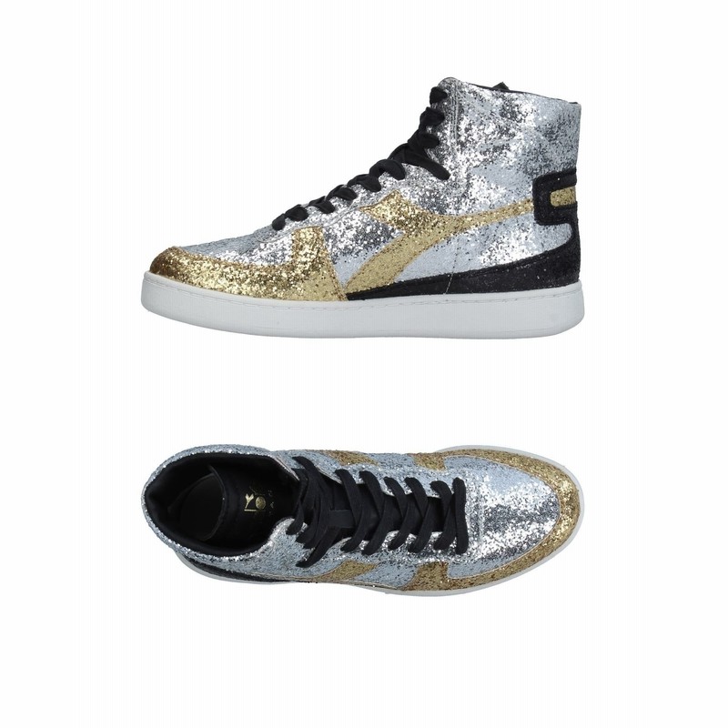 Diadora Heritage スニーカー テニスシューズ ハイカット シルバー 3 5 紡績繊維 スニーカー テニスシューズ ハイカット 通販 Lineポイント最大3 0 Get Lineショッピング