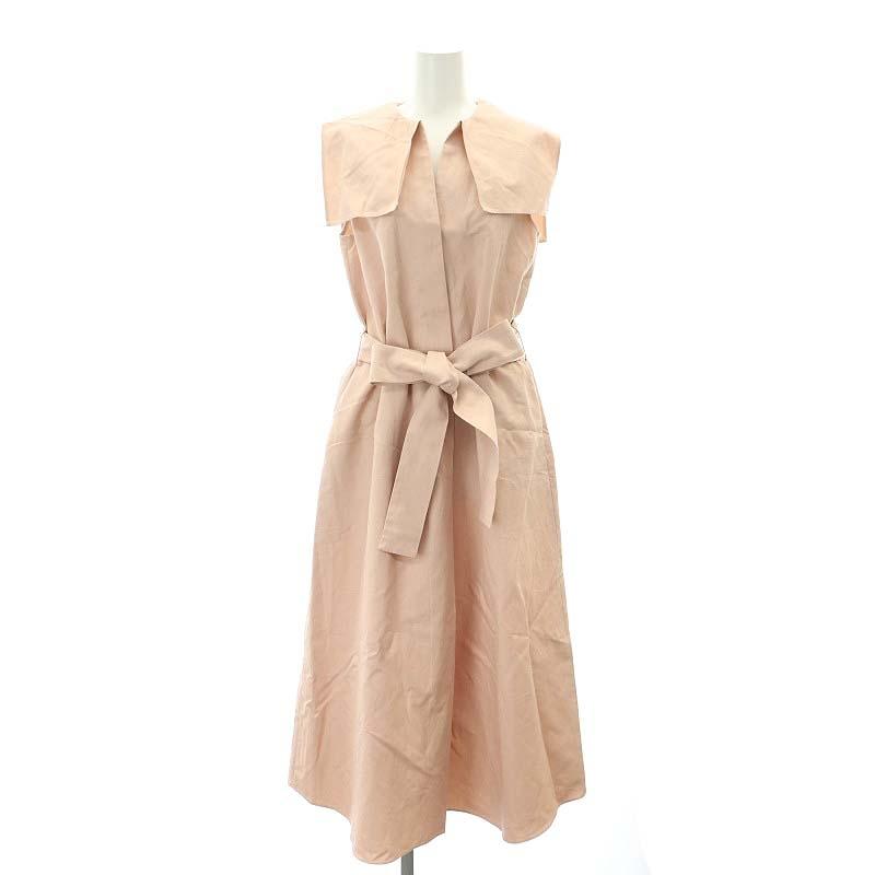 ebure エブール ロングスカート ウール混 スリット ブラウン系 38  