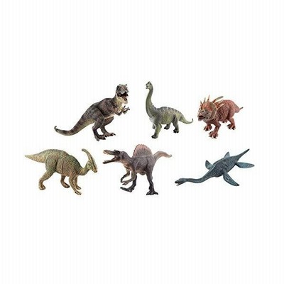 Rurumi リアル 恐竜 模型 大型 フィギュア 6体 セット 迫力 肉食 Pvc製 大きい ティラノサウルス スピノサウルス プレシオサウルス ブ 通販 Lineポイント最大get Lineショッピング
