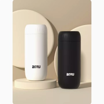 高檔保溫杯男士商務茶杯女便攜高顔值不鏽鋼膠囊杯車載水杯子