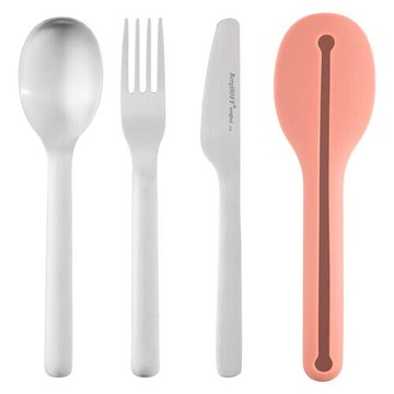 BergHOFF Leo Stainless Steel Travel Flatware Set & Holder