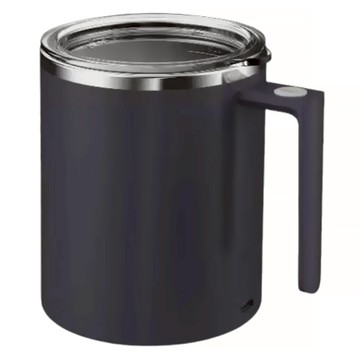 Mufasa 電動磁力攪拌杯 升級款 黑色 360ml 316不鏽鋼內膽 IP67防水 Type-C充電  miban2