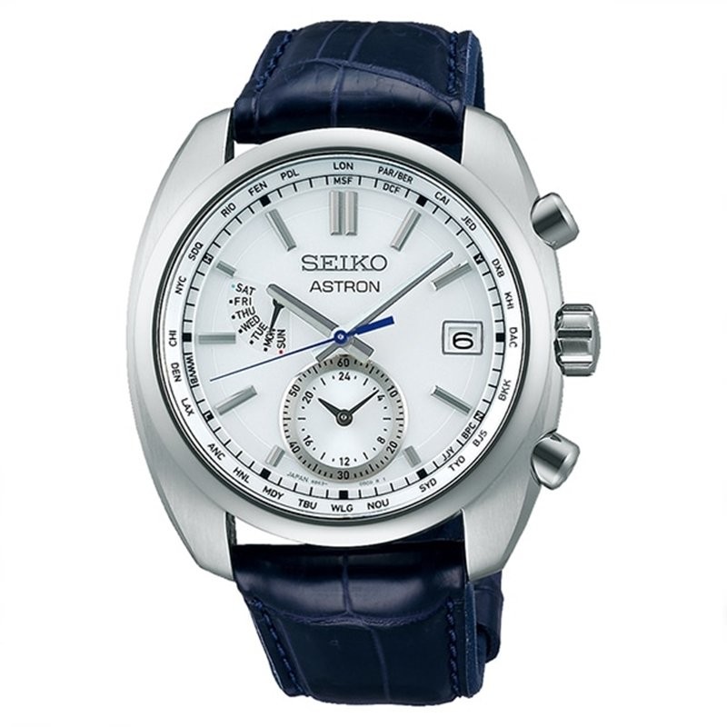 SEIKO アストロン ソーラー 革バンド時計 - 腕時計(アナログ)