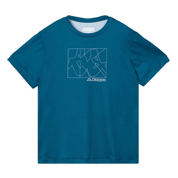 KAPPA 義大利時尚女性短袖圓領衫 宇宙藍351X71WR29