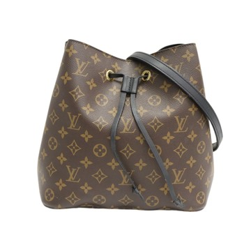 LOUIS VUITTON LV 路易威登 NeoNoe MM 水桶包 兩用包 棕色 原花帆布 M44020 【二手名牌BRAND OFF】