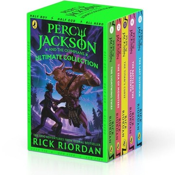 Percy Jackson and the Olympians Ultimate Collection Slipcase (5冊合售)/波西傑克森5冊合售書盒版/Rick Riordan eslite誠品