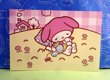 【震撼精品百貨】My Melody 美樂蒂 卡片 MM&鼠 睡 震撼日式精品百貨
