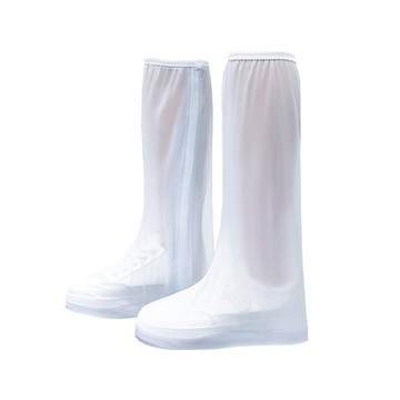 利雨高筒防雨鞋套 3XL 防水防滑耐磨  1雙  白色