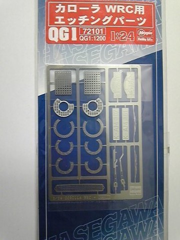 Hasegawa etching parts for the Corolla WRC