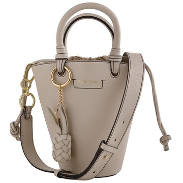 See by Chloe- Cecilia皮革手提斜背水桶包（米）小款 _廠商直送