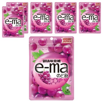 e-ma UHA 味覺糖 葡萄味  50g  6包