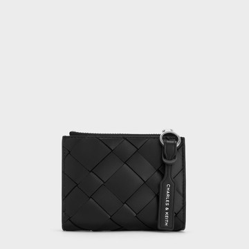 Ivette 編織拉鍊短夾