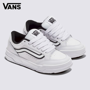 Hylane 中童款白色/黑色滑板鞋