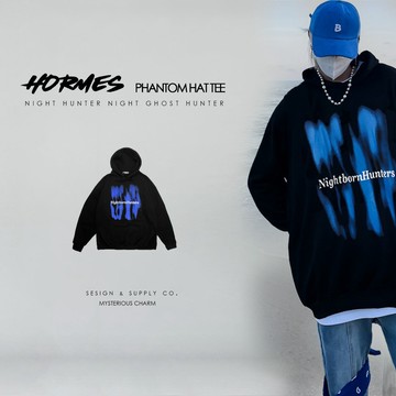 [HORMES] (AR2341)韓國 帽踢 幻影 內刷毛 復古帽踢 刷毛帽踢 厚磅帽踢 情侶帽踢 寬鬆版型