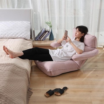 懶人沙發 懶人沙發榻榻米靠背躺椅臥室單人小型房間可愛創意飄窗哺乳椅沙發 宜品居家